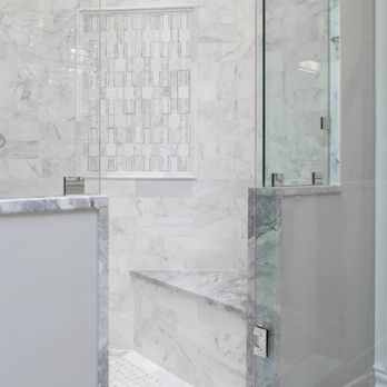 LED mirror vanity with black fixtures